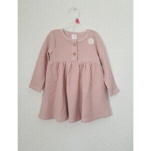 Gerber Modern Moments Girls 2 Piece Dress texture Pink Size 18M New